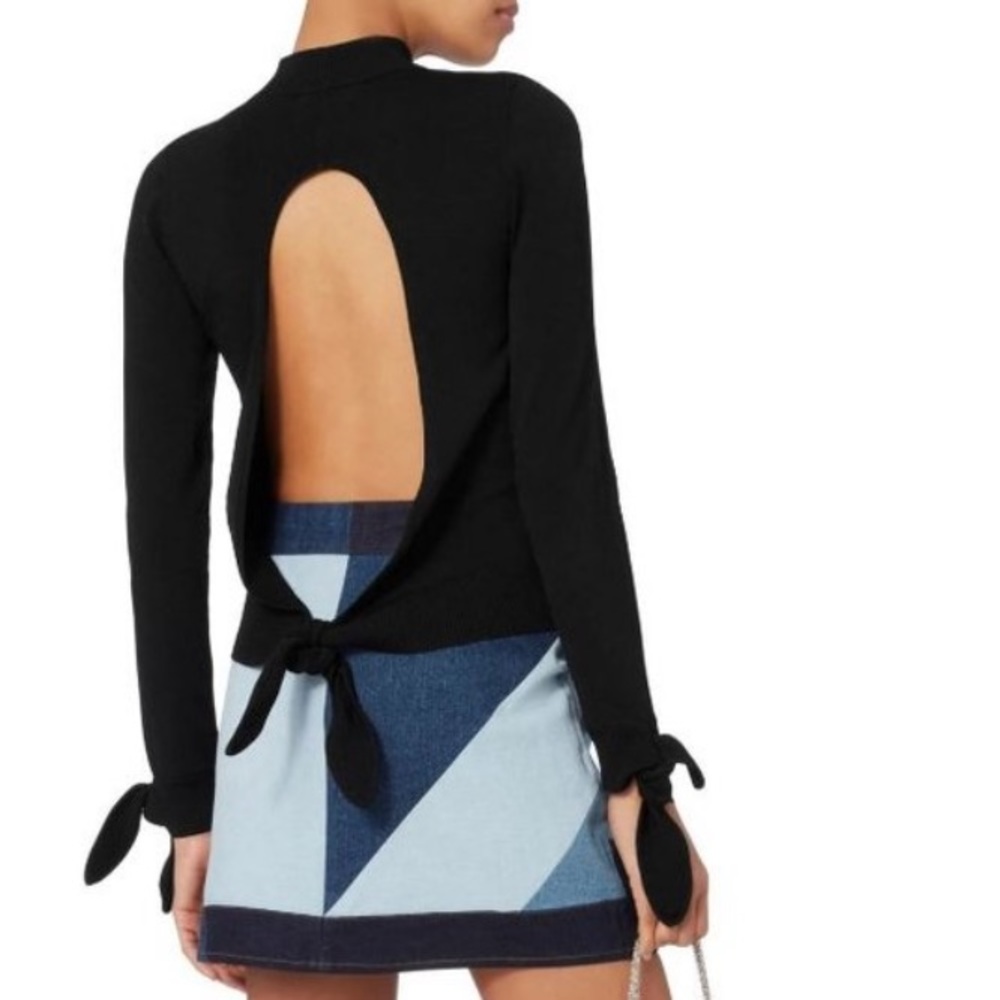 Intermix Tabitha Tie Back Sweater - image 1